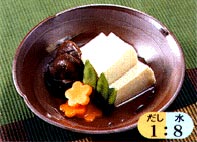 高野豆腐の含め煮